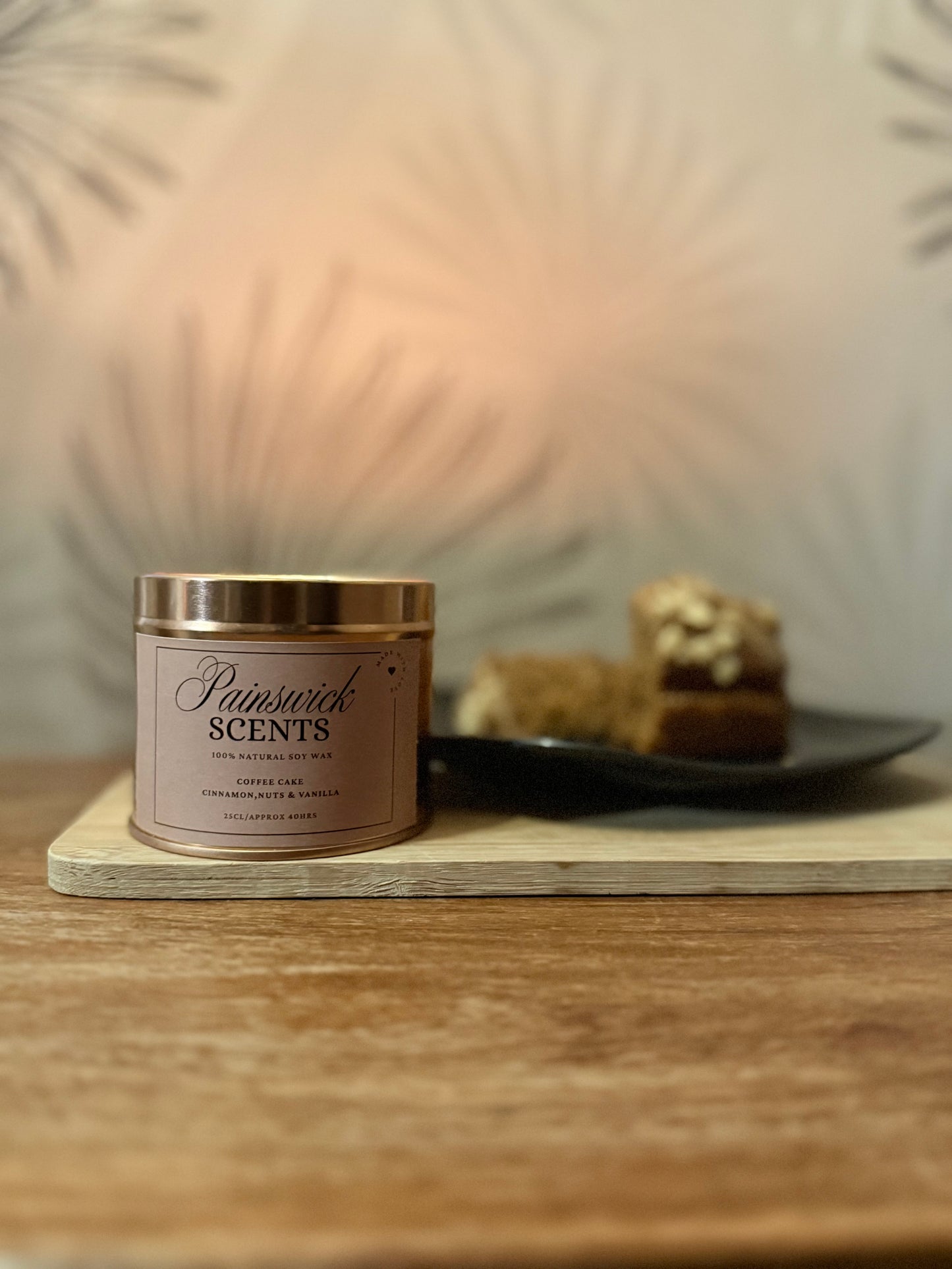 Coffee Cake Scented Tin Candle