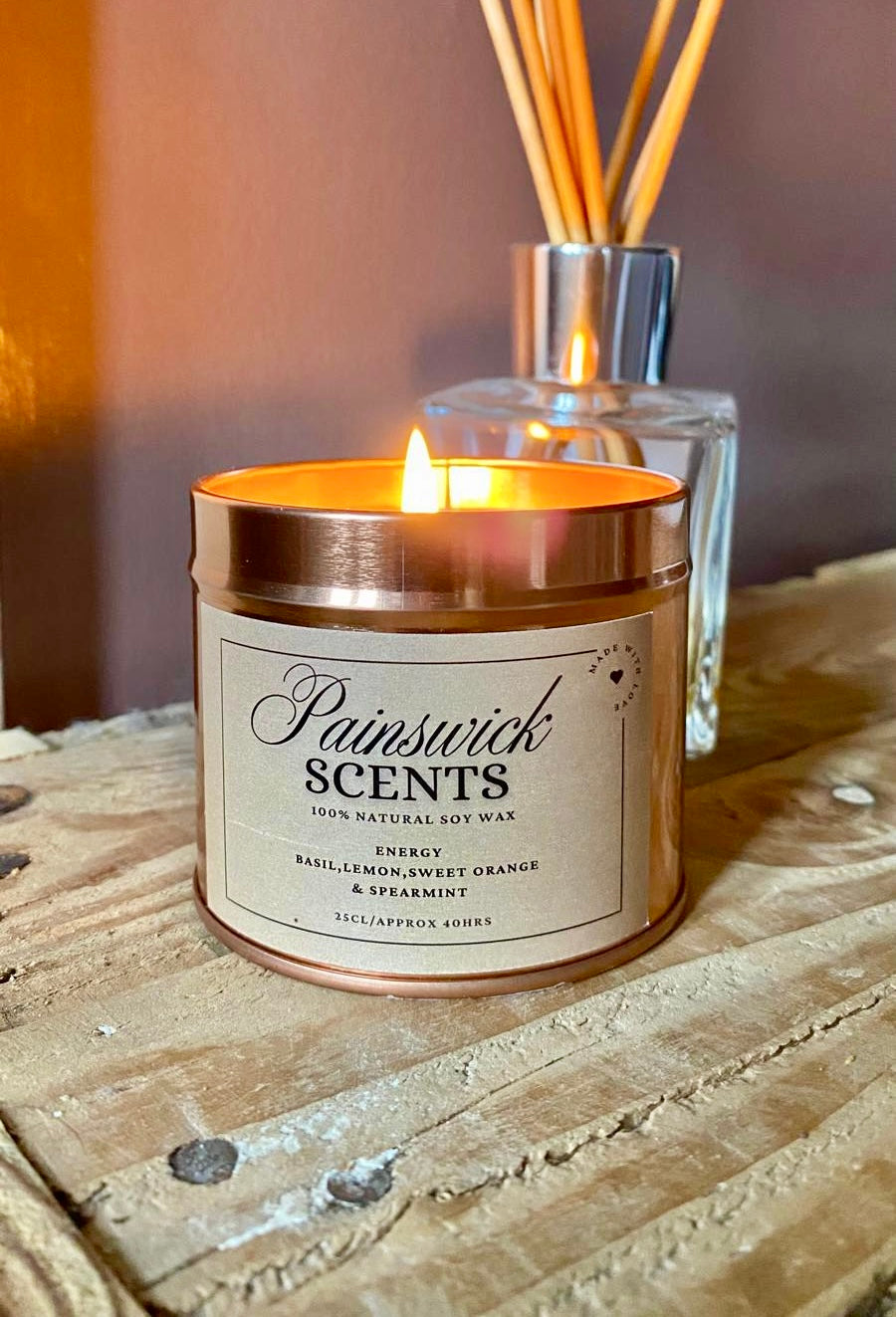 Energy Scented Tinned Candle