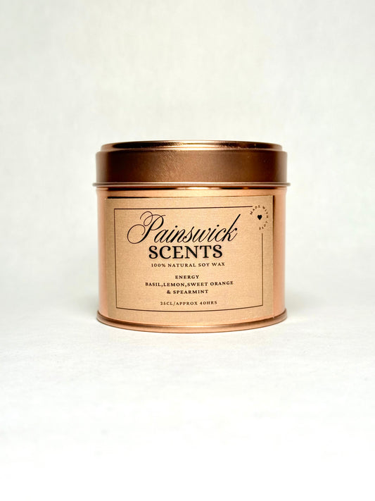 Energy Scented Tinned Candle