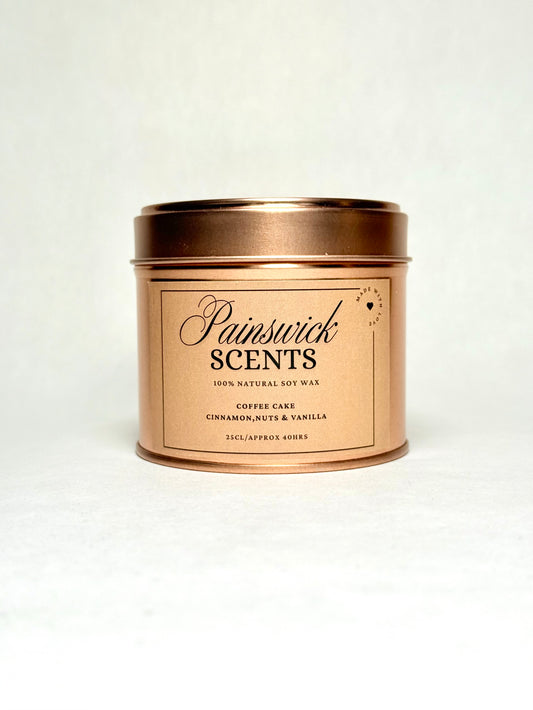 Coffee Cake Scented Tin Candle