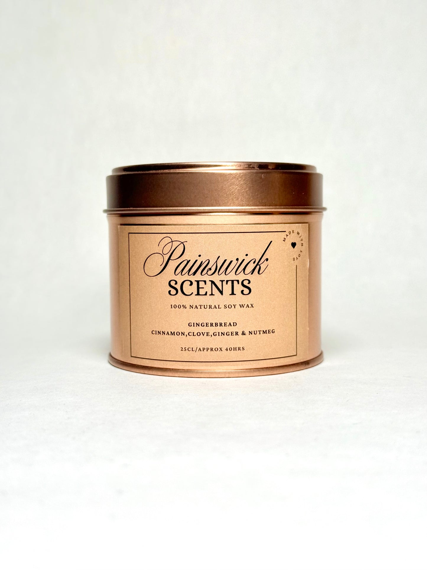 GingerBread Scented Tin Candle