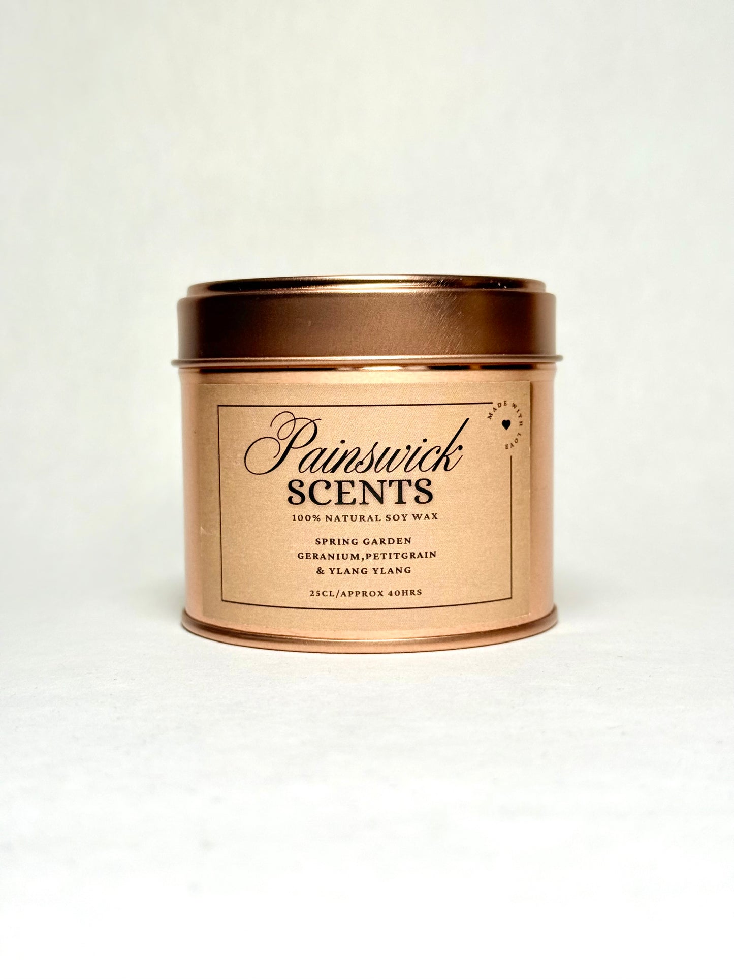 Spring Garden Scented Tinned Candle