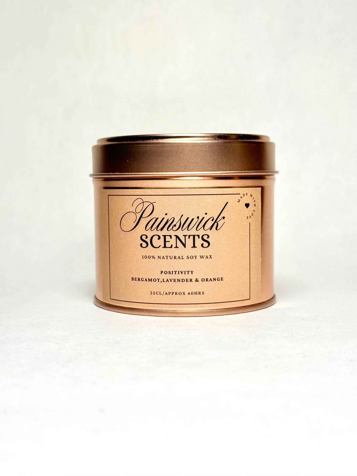 Positivity Scented Tin Candle