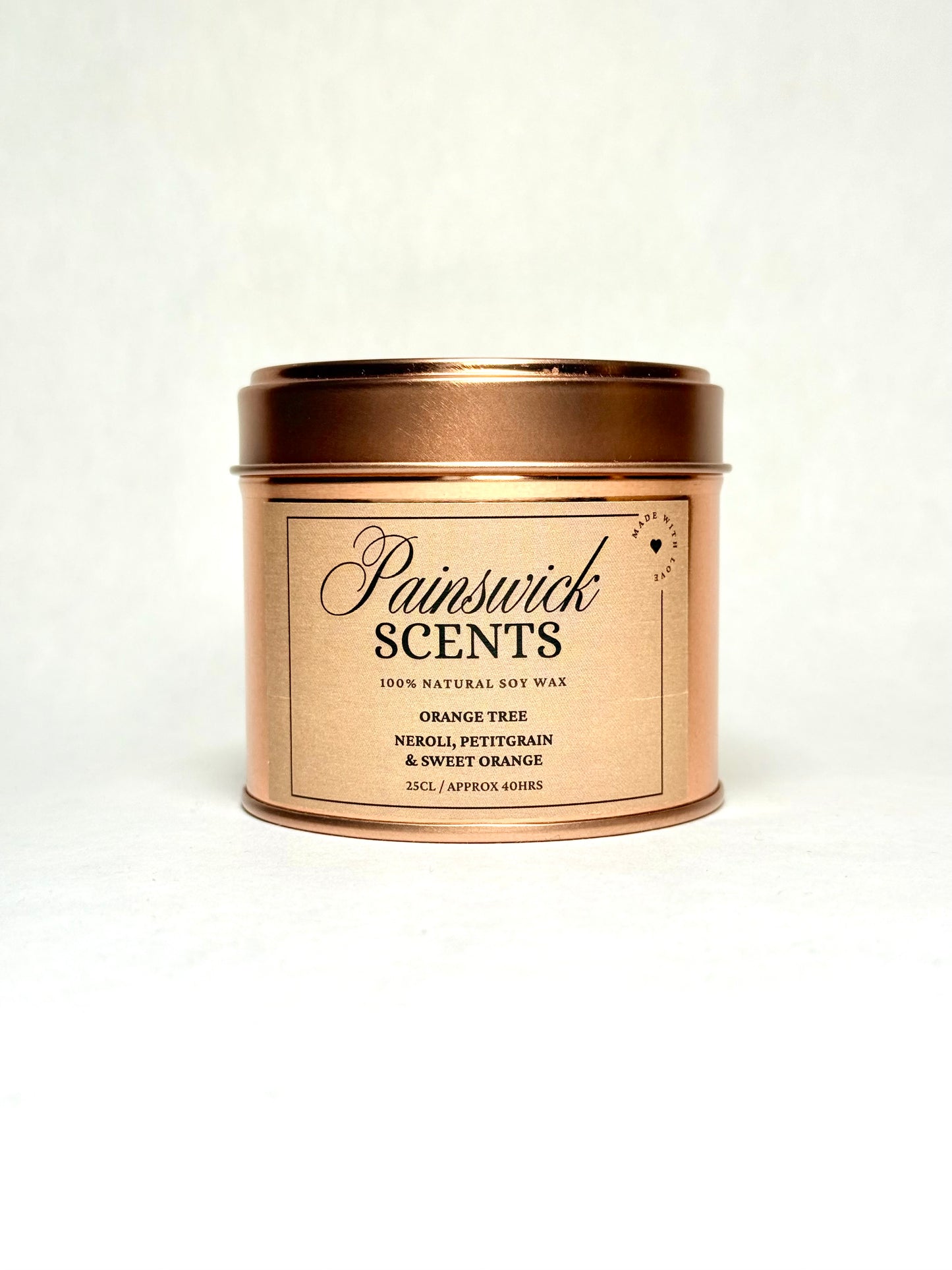 Orange Tree Scented Tinned Candle