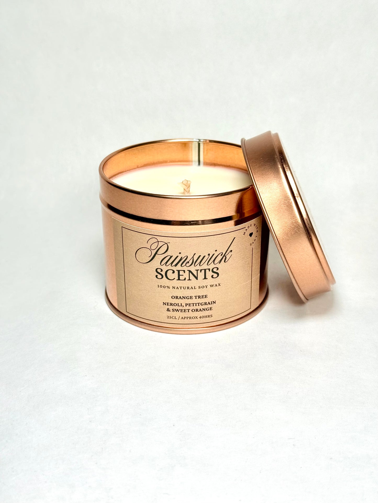 Orange Tree Scented Tinned Candle