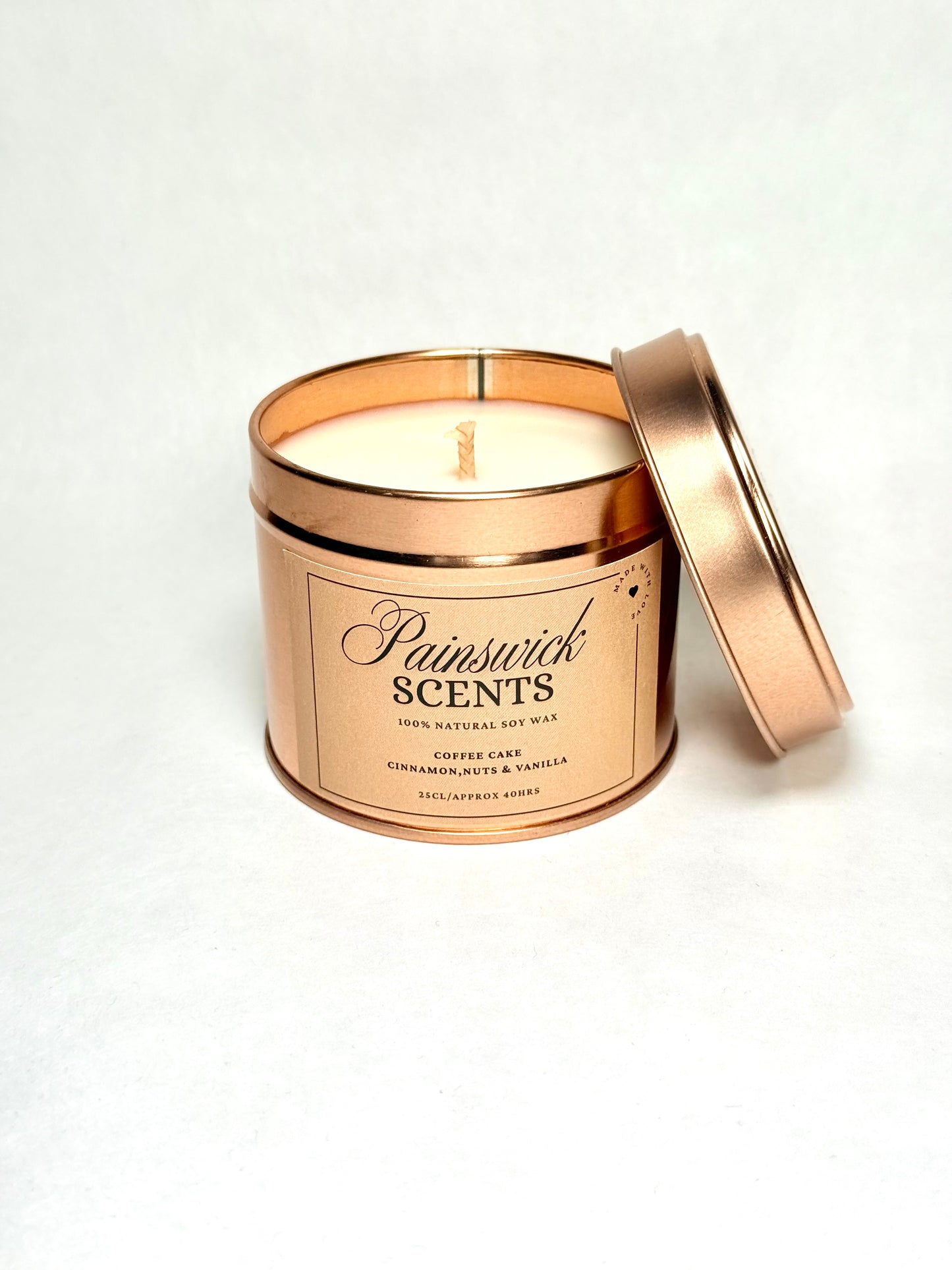 Coffee Cake Scented Tin Candle