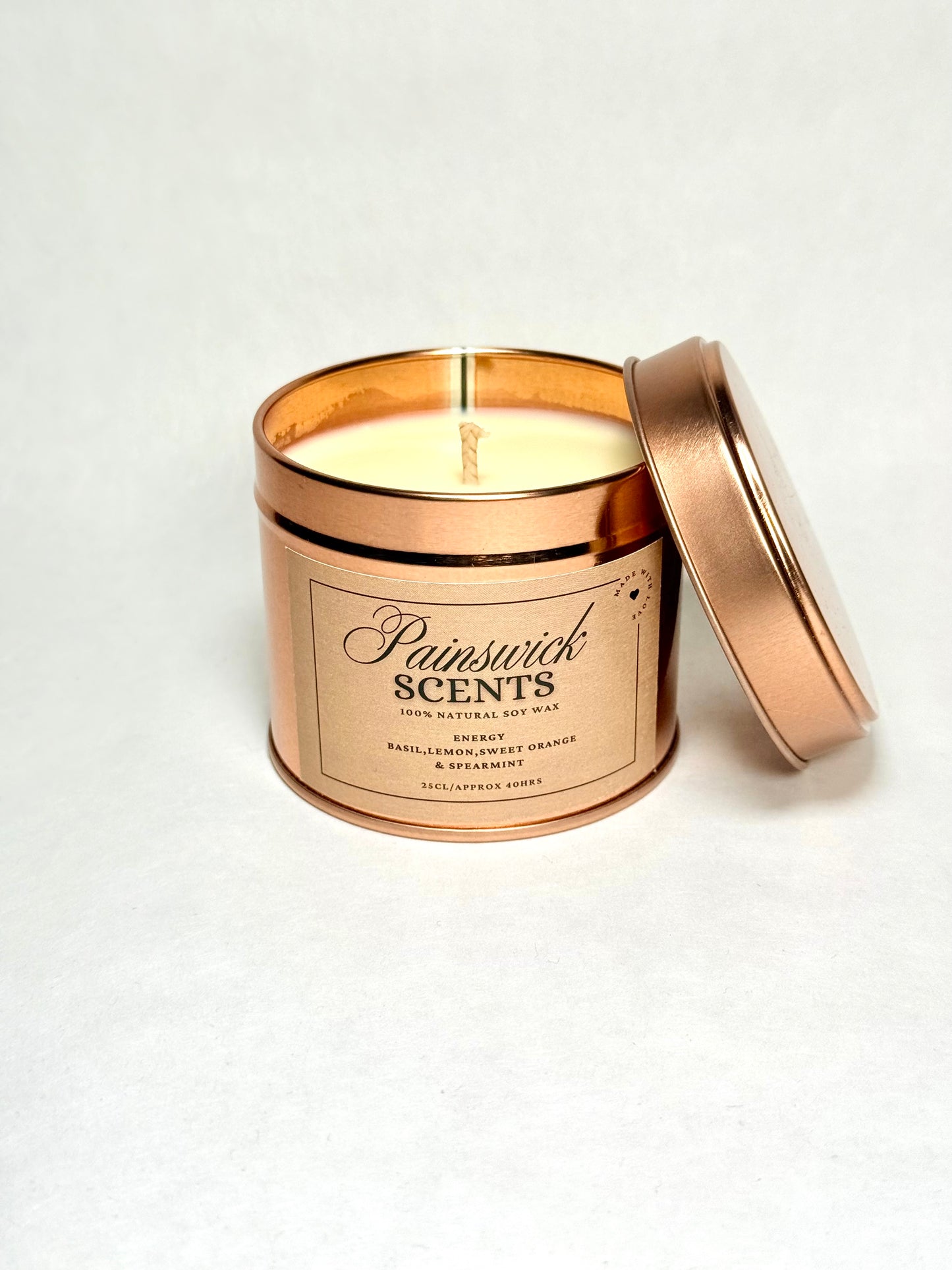 Energy Scented Tinned Candle