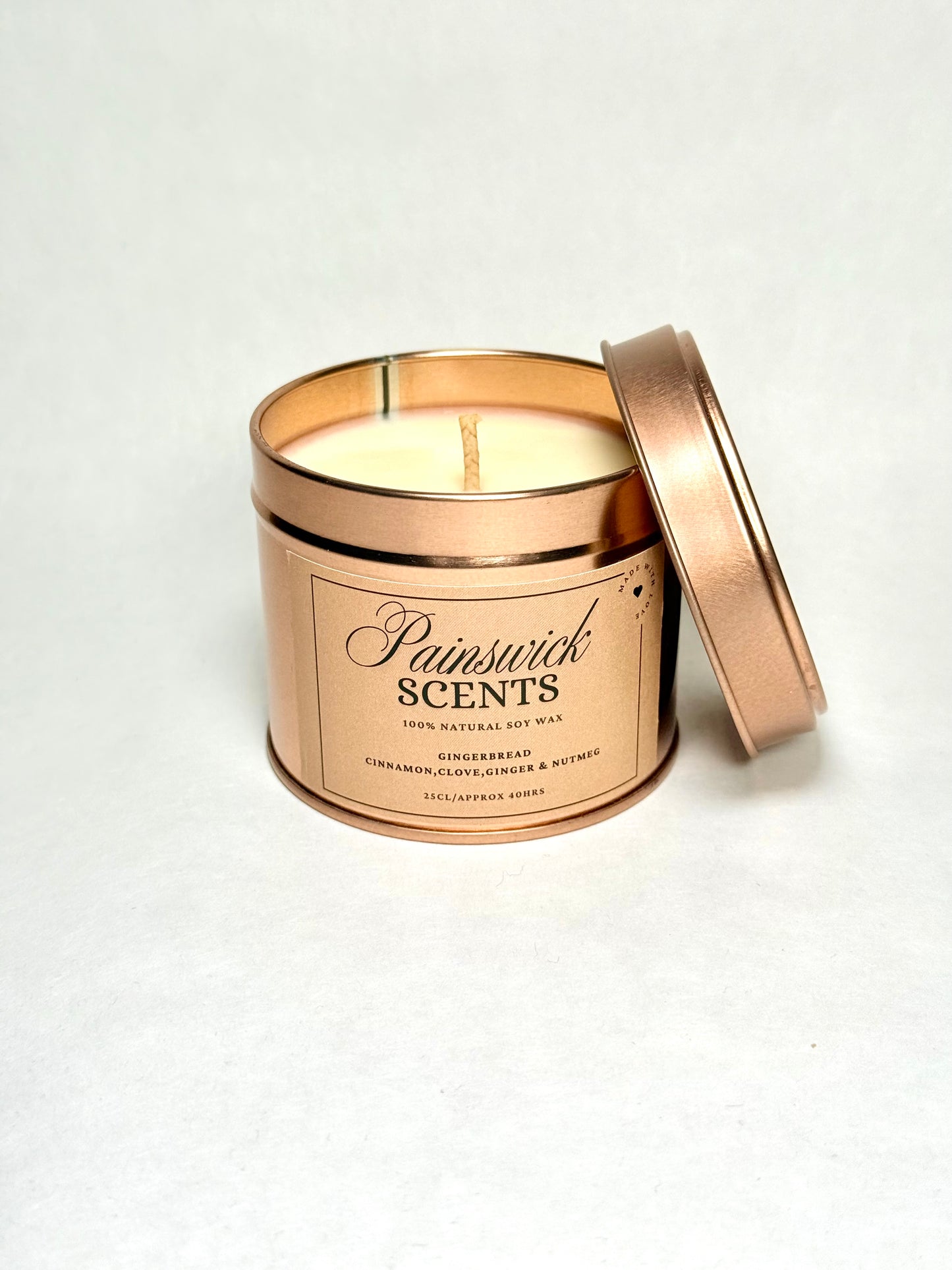 GingerBread Scented Tin Candle