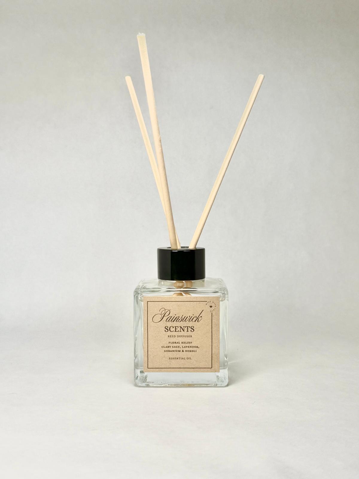 Floral Relief Reed Diffuser